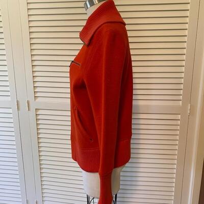 Lot 193 Jones New York Sport Jacket Persimmon Size Medium Wool Poly Blend