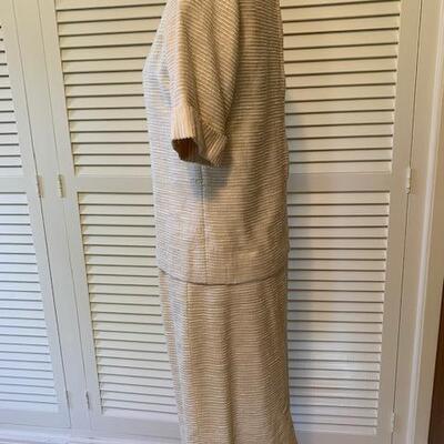 Lot 194 Beige 2pc Skirt  & Top