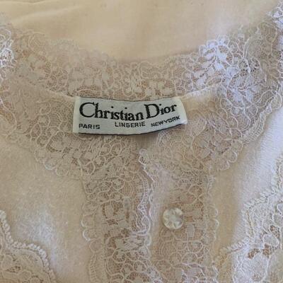 Lot 196 Lux Sleep Ware Dior Oscar De La Renta Pajama Night Gown Lounge Top