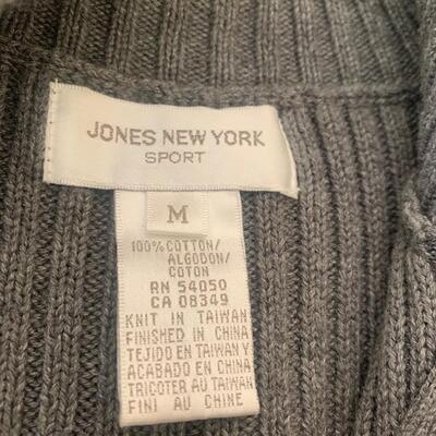 Lot 198 Group 4 Sweaters Various Styles Buttons Zippers Jones Pendelton Saks Mediums