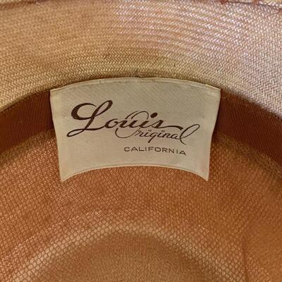 Lot 202 Floral Bucket Hat Vintage Louis Original California w/Box