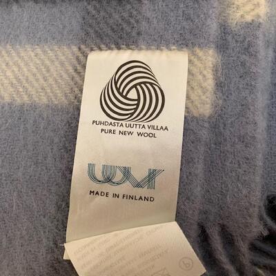 Lot 223 Group of 5 Throws w/Fringe Wool Mohair Scotland Finland Greenland