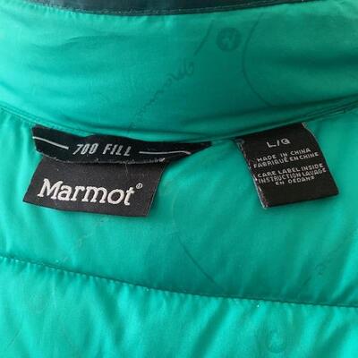 Lot 224 Dark Green Winter Jacket Marmot Large 700 Fill