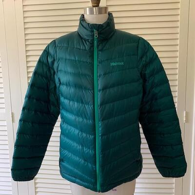 Lot 224 Dark Green Winter Jacket Marmot Large 700 Fill