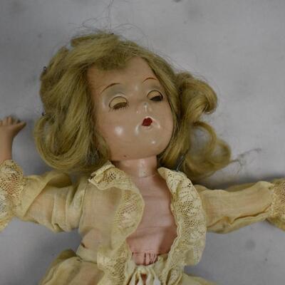1936 Madam Alexander Wendy Ann Doll: 13 in, Composite - Antique
