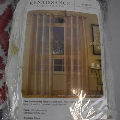 6 pc Window Coverings, Curtains in various colors & sizes