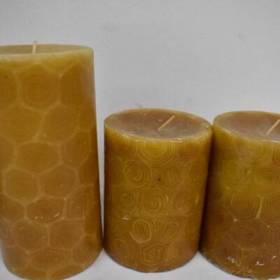 5 pc Candles & Wax Warmer (works)