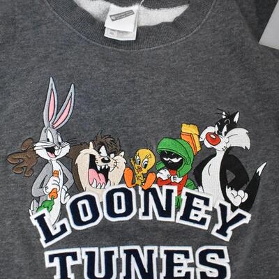 5 pc Branded Apparel Looney Tunes XL, Steelers L, Chewy L, Superman L, Marvel 2X