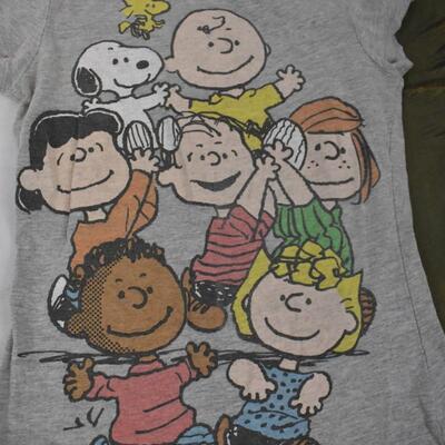 3 pc Branded T-Shirts for Kids: Mickey Mouse, Snoopy & Peanuts, Jurassic Park