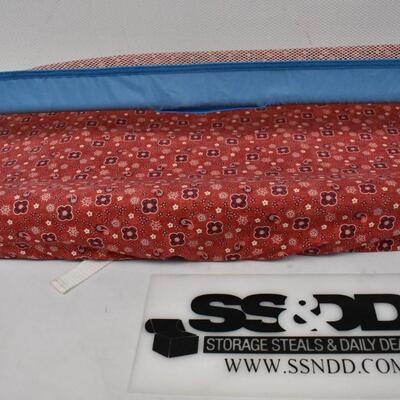 Toddler Bed Rail by Safety 1st & Changing Table Pad with Red Cover