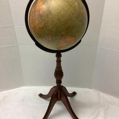 D1172 Vintage 1930â€s Replogle Globes 12 Inch Library Globe 