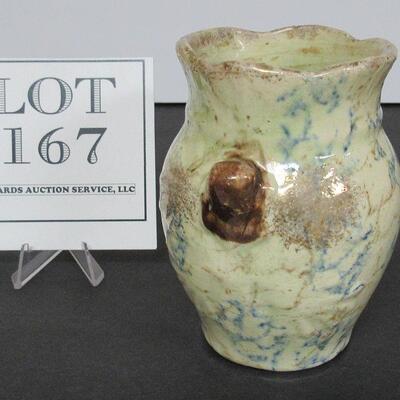 Antique Spongeware Vase 