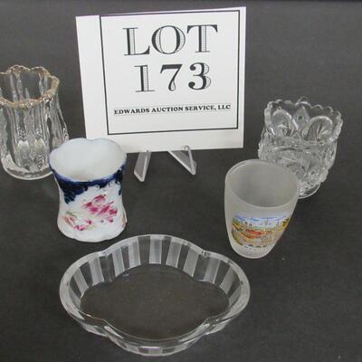 Toothpick Holders, Shot Glass, Nut or Mint Dish