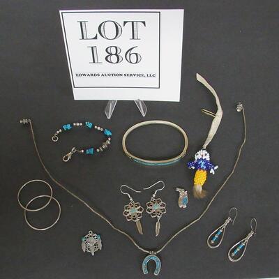 Lot of Western and Native American Themed Jewerly. Read Description 
