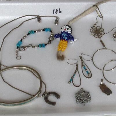 Lot of Western and Native American Themed Jewerly. Read Description 