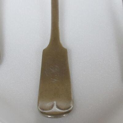 3 Vintage Sterling Silver Spoons, Holmes & Edwards, Dowry Sterling, Demitasse Pat 1913