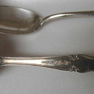 Lot of 3 Sterling Spoons Cincinatti Ohio Post Office and More