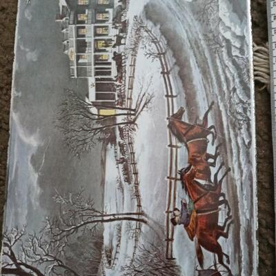 Currier and ives tin syrup (rare)