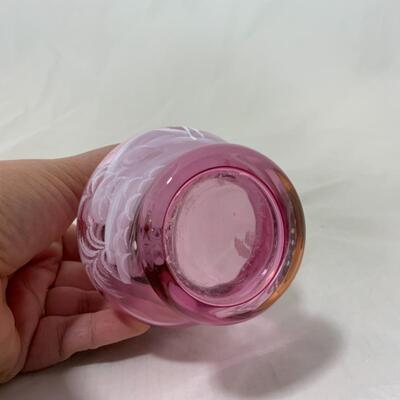 [112] VINTAGE | Hand Painted | Pink Sugar Shaker