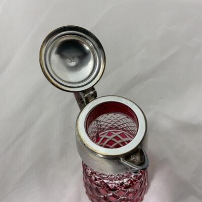 [115] VINTAGE | Heavy Crystal | Ruby Stained Syrup