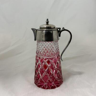 [115] VINTAGE | Heavy Crystal | Ruby Stained Syrup