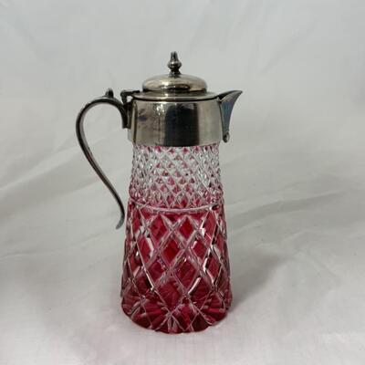 [115] VINTAGE | Heavy Crystal | Ruby Stained Syrup