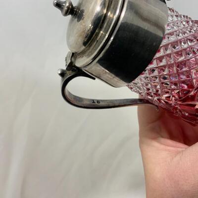 [115] VINTAGE | Heavy Crystal | Ruby Stained Syrup