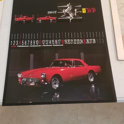 1990 Ferrari Calendar with 2 Addition Photos 