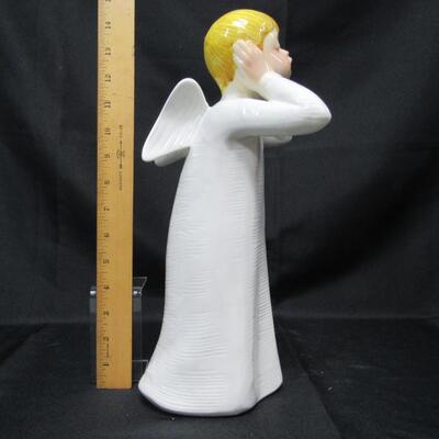Rare covered ears Weiss Angel hand-painted Brazil