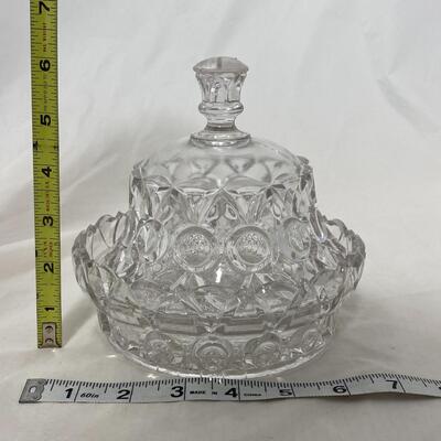 [136] ANTIQUE | Covered Butter Dish