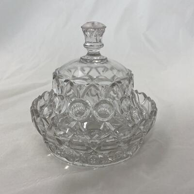 [136] ANTIQUE | Covered Butter Dish