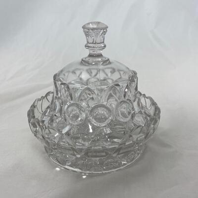 [136] ANTIQUE | Covered Butter Dish