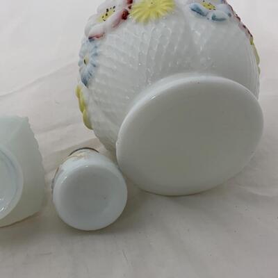 [137] ANTIQUE | 1890s | Consolidated Glass Cosmos | Two Shakers