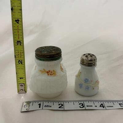 [137] ANTIQUE | 1890s | Consolidated Glass Cosmos | Two Shakers