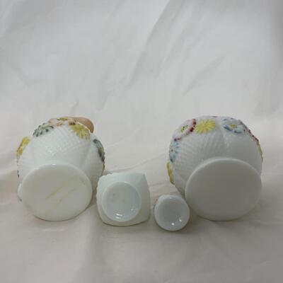 [137] ANTIQUE | 1890s | Consolidated Glass Cosmos | Two Shakers