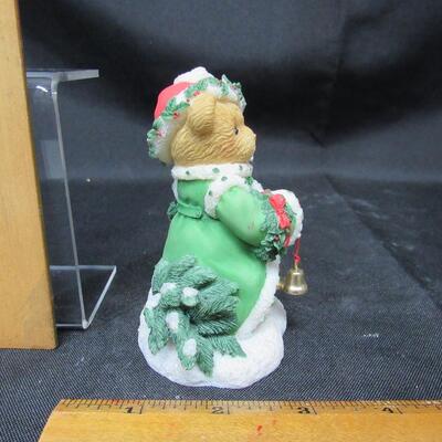 CHERISHED TEDDIES THE SPIRIT OF CHRISTMAS IS IN US ALL WOLFGANG FIGURINE