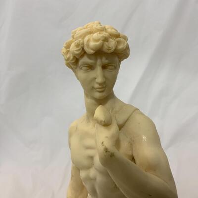 [139] Reproduction | Ivorine David Sculpture | 13.5â€ Tall