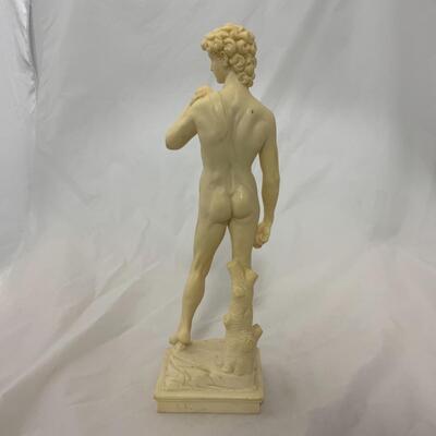 [139] Reproduction | Ivorine David Sculpture | 13.5â€ Tall