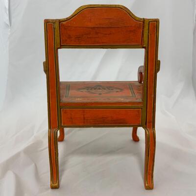 [143] VINTAGE | Hand Painted Chair | 14â€ | Doll | Teddy Bear