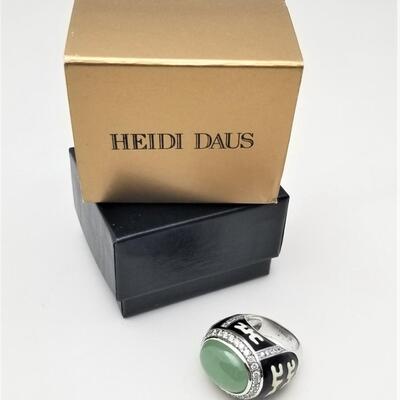 Lot #32  Heidi Daus Ring - original box - size 7