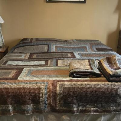Lot 39L: Eastern Accents and Crate and Barrel Bedding