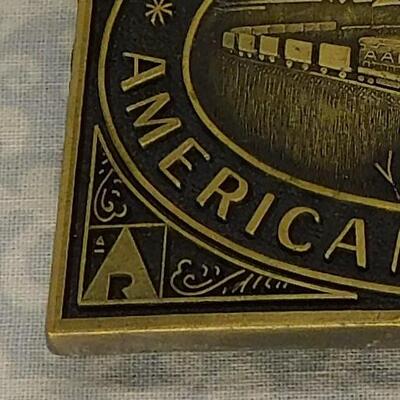 Vintage Belt Buckle, Association of American Railroads