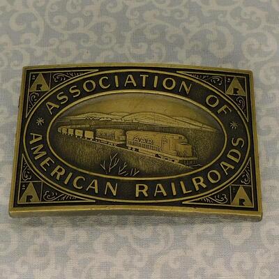 Vintage Belt Buckle, Association of American Railroads