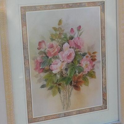 Picture of a Flower Bouquet Framed for the Wall