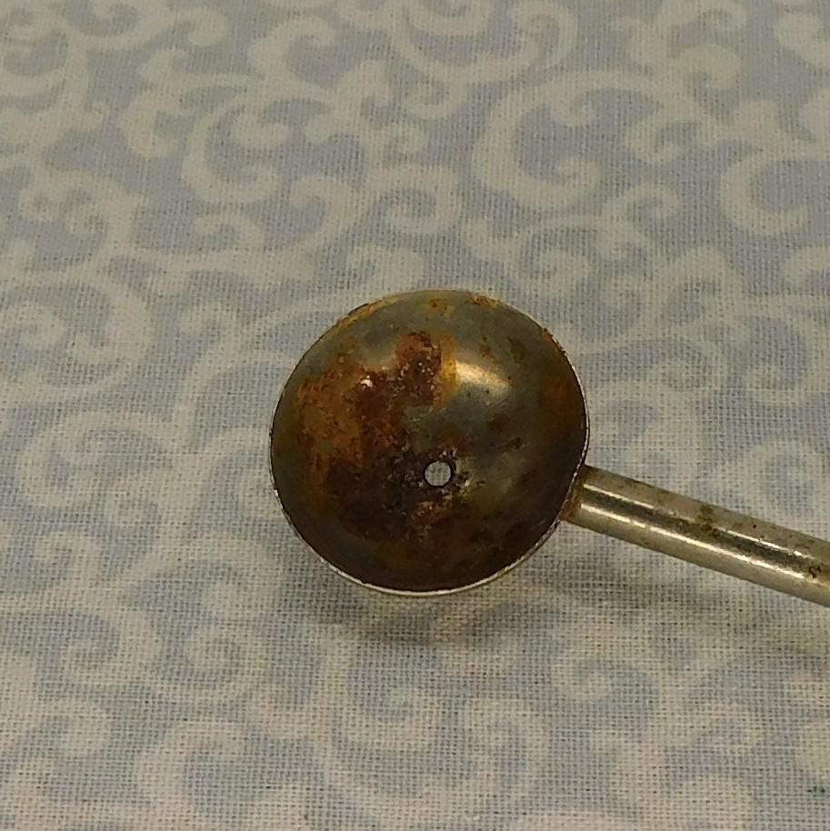 Vintage Melon Baller with 2 Sizes, Chippy Red and White Handle