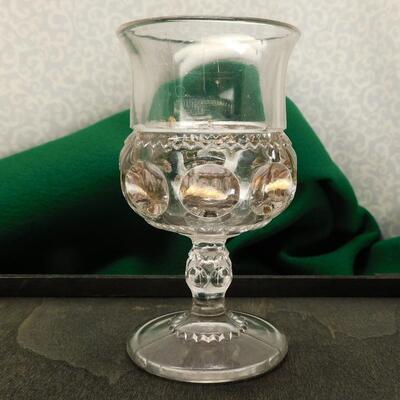 Vintage Cordial Glass, Colony Crown Pattern, Liqueur, Small Wine Glass