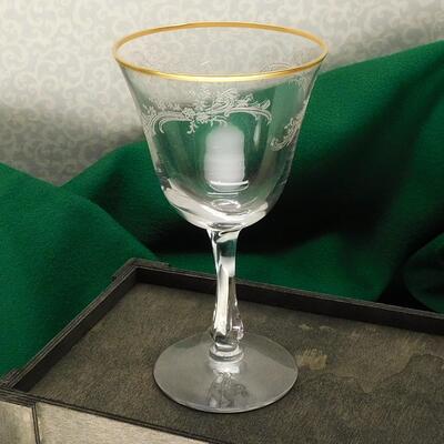 Vintage Cordial Glass, Marked, Liqueur, Small Wine Glass