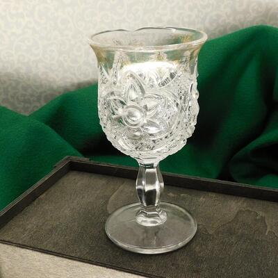 Vintage Cordial Glass, Liqueur, Small Wine Glass, Chipped
