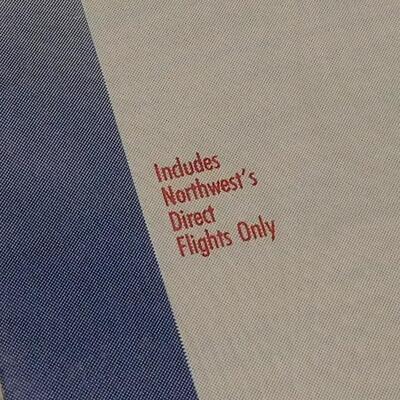 Vintage NorthWest Airlines 1991 Frequent Flyer Pamphlet