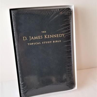Lot #46  D. James Kennedy Topical Study Bible - new in shrink wrap